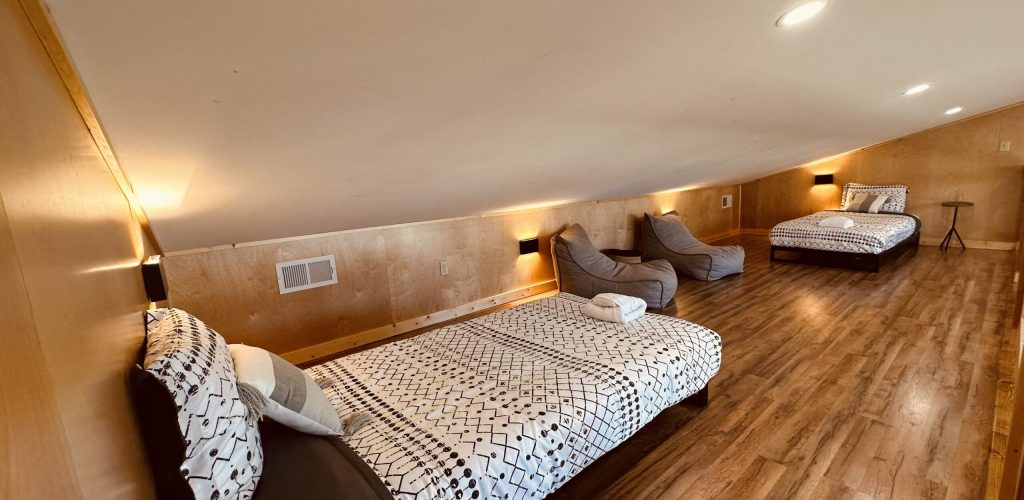 loft sleeping area
