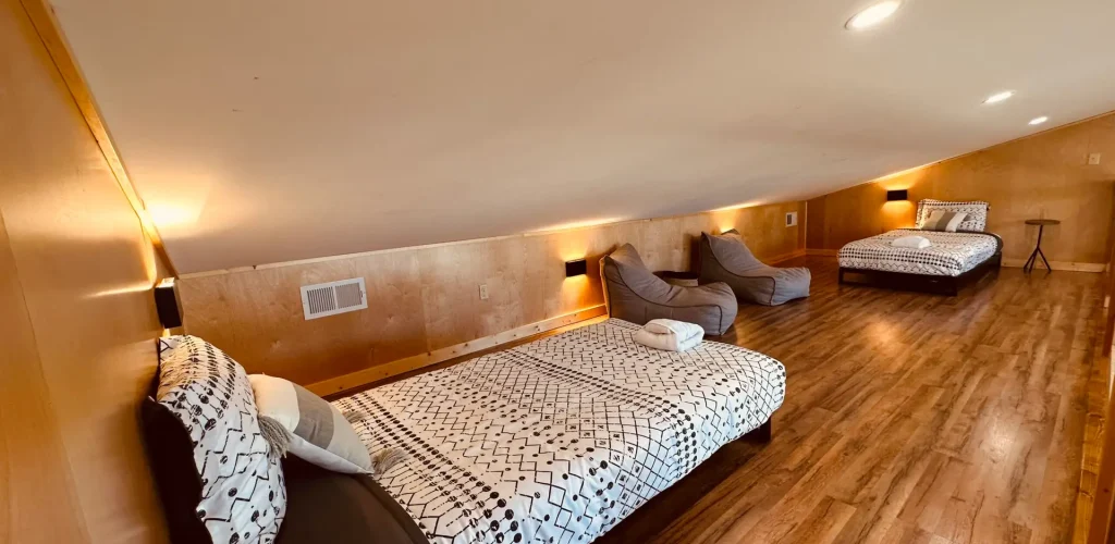loft sleeping area
